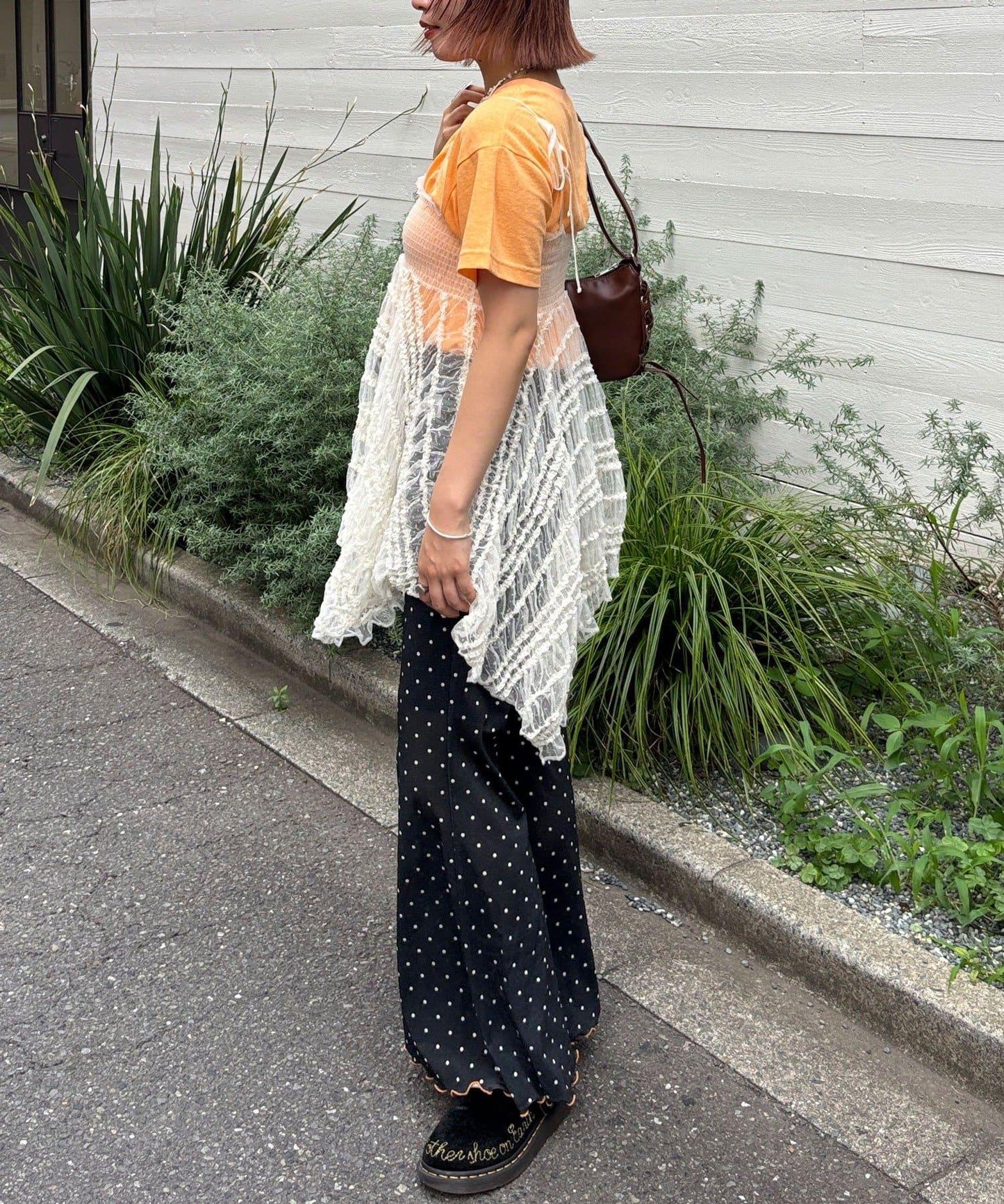 【HELLO.SANFRANCISCO/哈羅舊金山】花色絨布印花喇叭褲