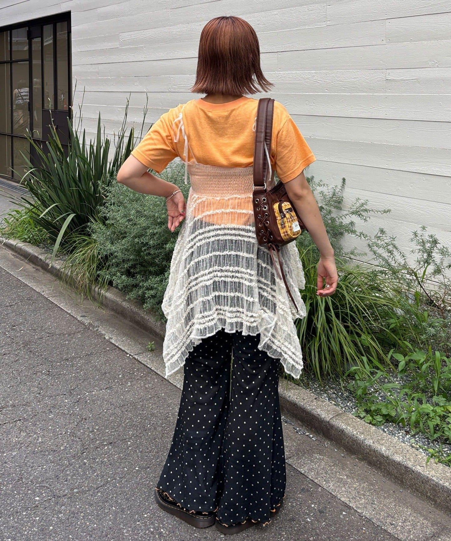 【HELLO.SANFRANCISCO/哈羅舊金山】花色絨布印花喇叭褲