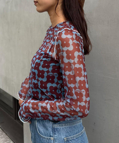 H.S組合花紋上衣