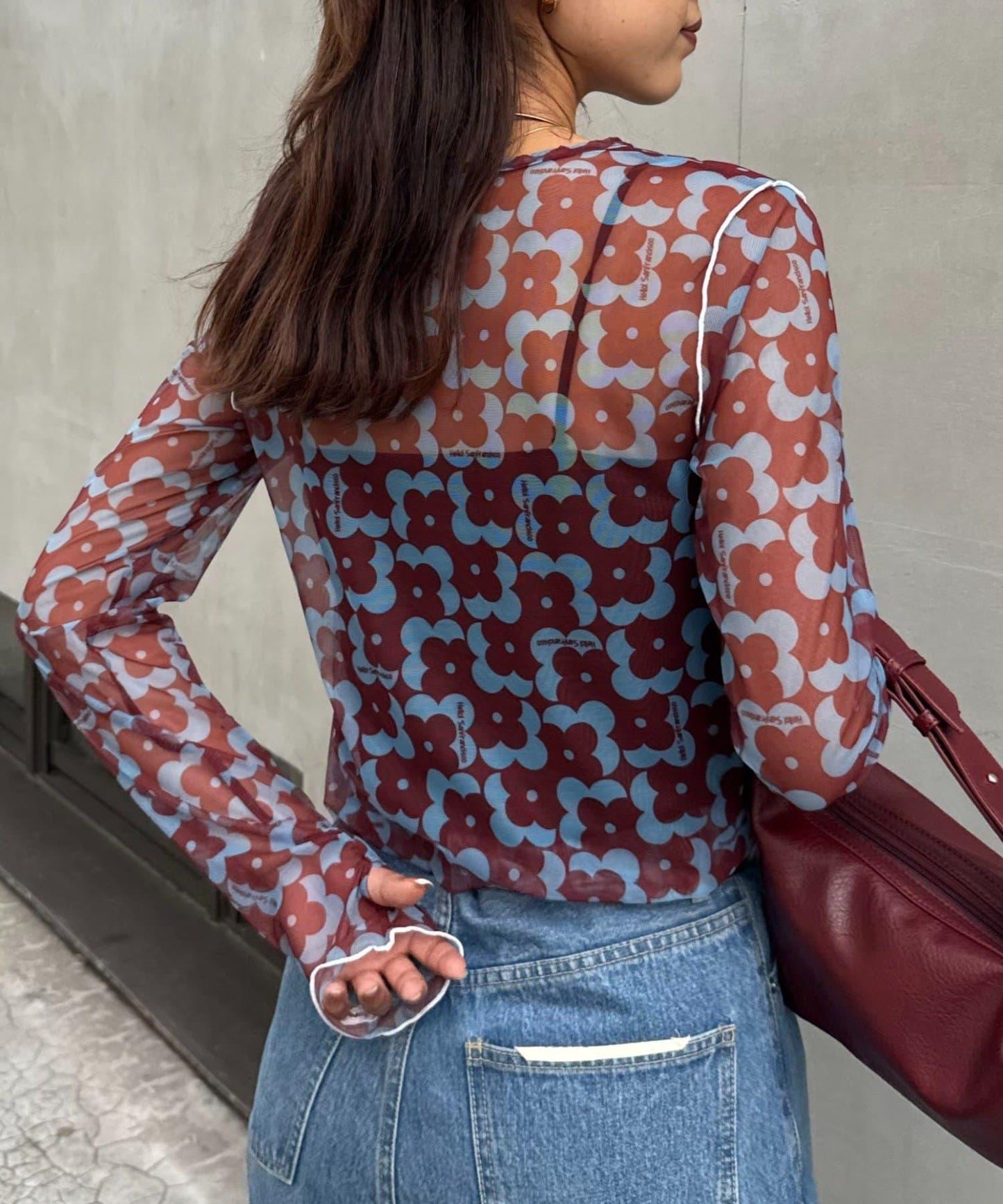 H.S組合花紋上衣