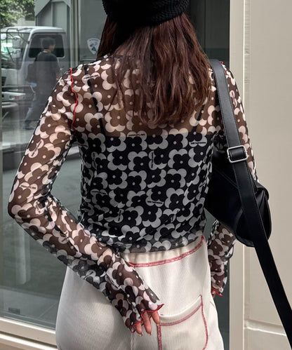 H.S組合花紋上衣