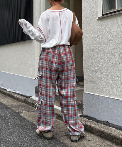 H.S透明紗質圓領T恤