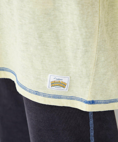 H.S透明紗質圓領T恤