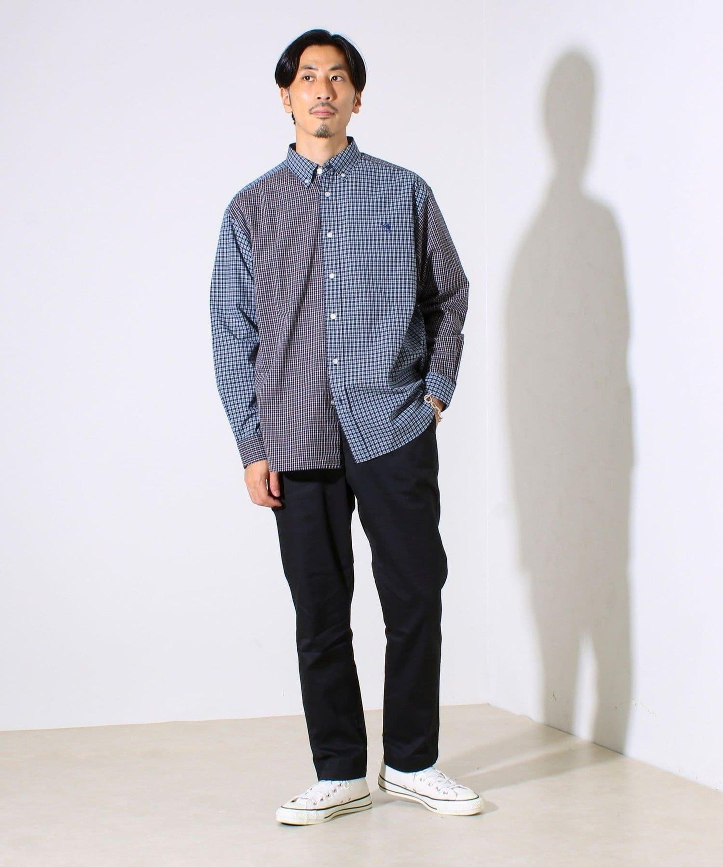 【男孩刺繡】瘋狂圖案 鈕釦襯衫