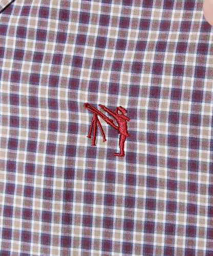 【男孩刺繡】瘋狂圖案 鈕釦襯衫