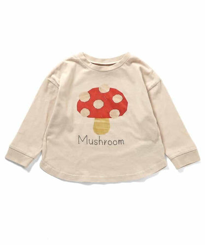 秋季風味剪紙印花長袖T恤