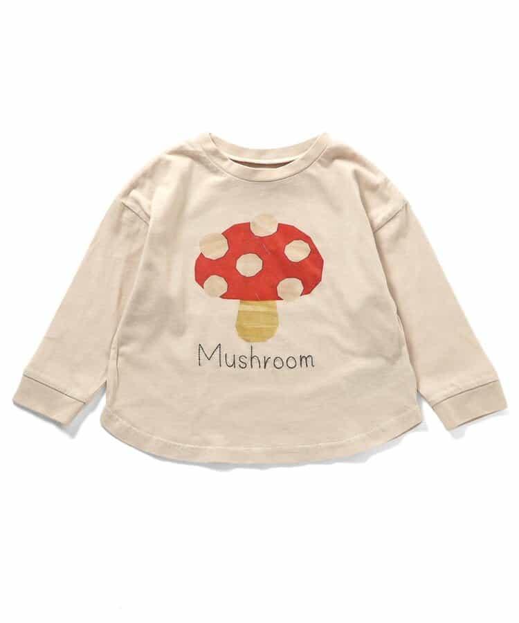 秋季風味剪紙印花長袖T恤