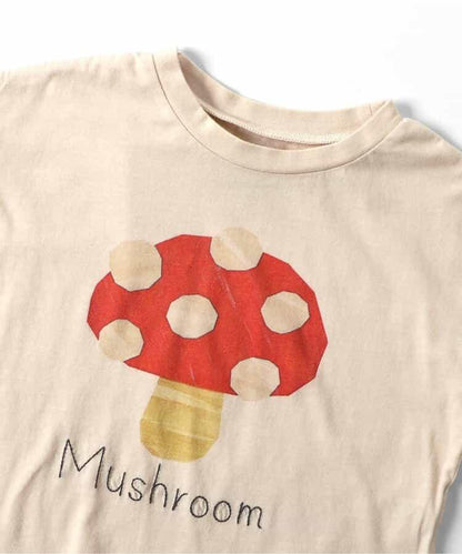 秋季風味剪紙印花長袖T恤