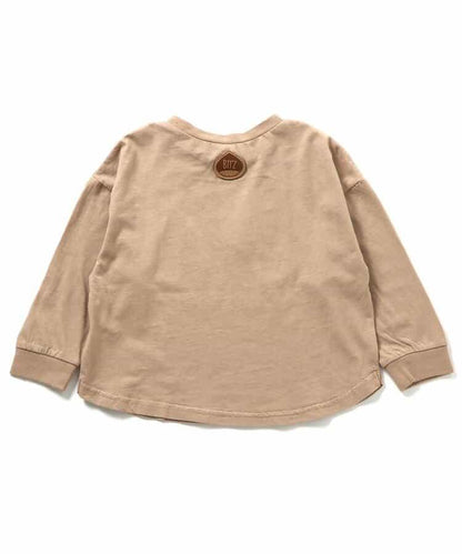 秋季風味剪紙印花長袖T恤