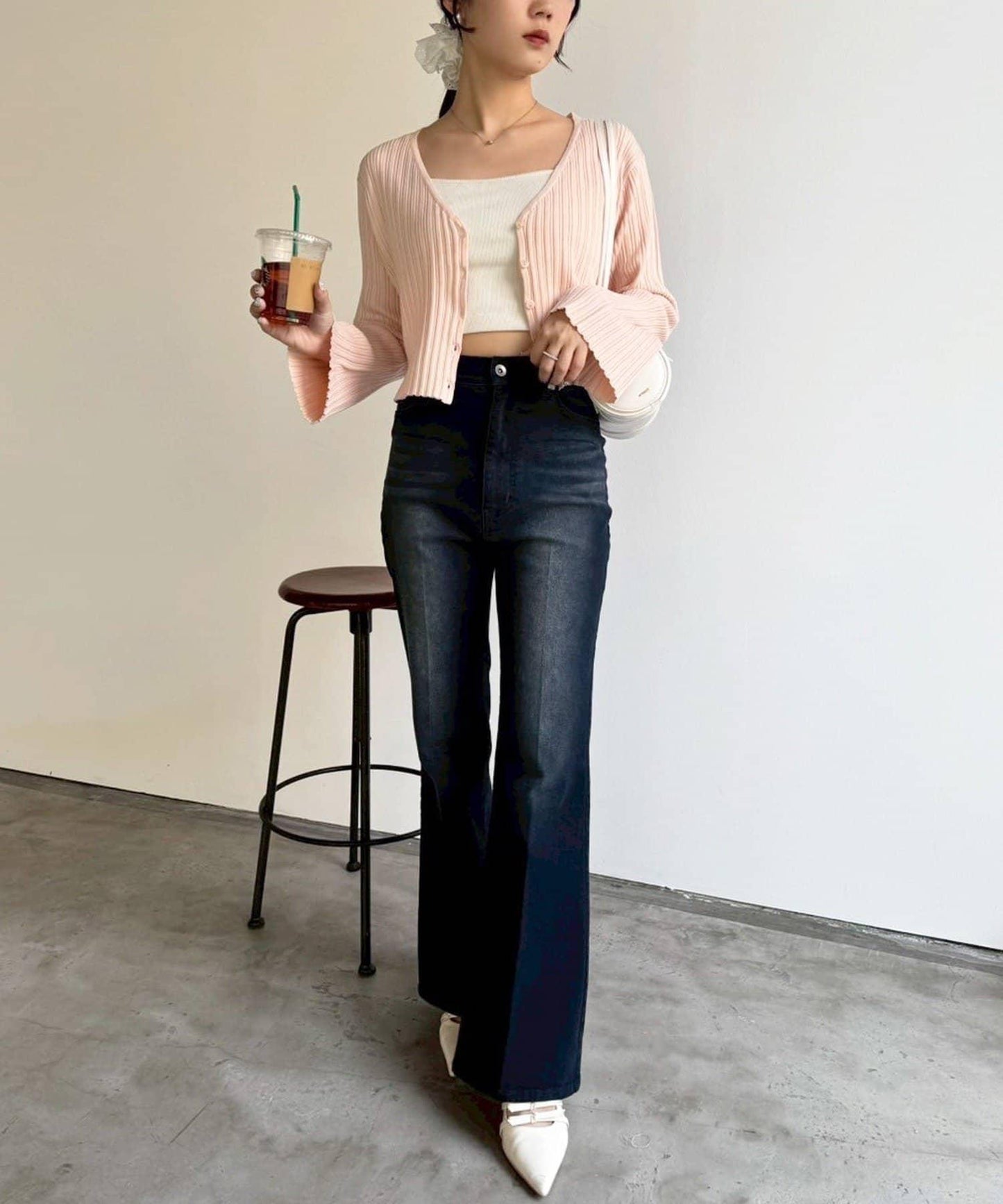 【限定】彈力牛仔褲