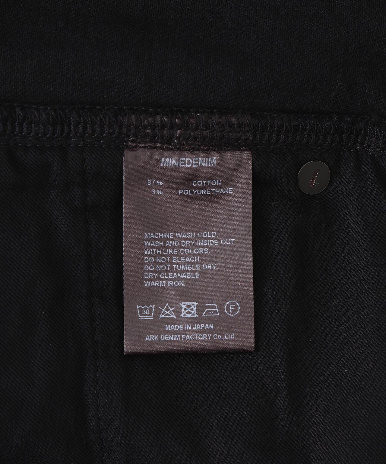 MINEDENIM（礦物牛仔）修身直筒五口袋牛仔褲