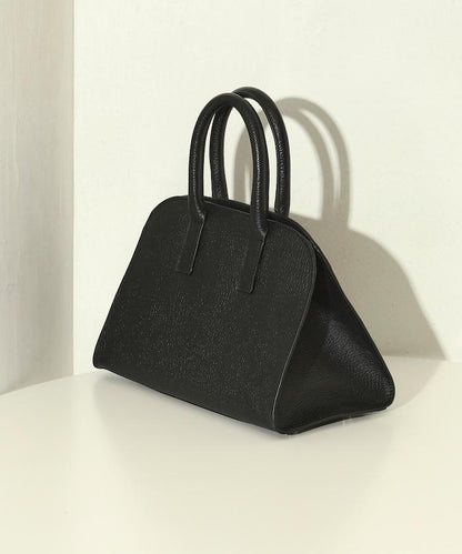 皮革 迷你波士頓包 / 牛皮 / 防水皮革