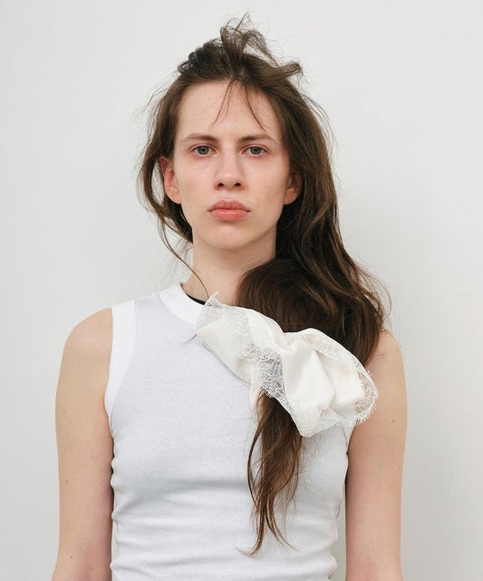 絲綢蕾絲髮圈 / hp03225