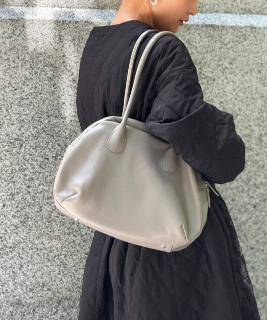 圓領中長款波士頓款襯衫