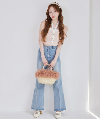 【限定】彈力牛仔褲