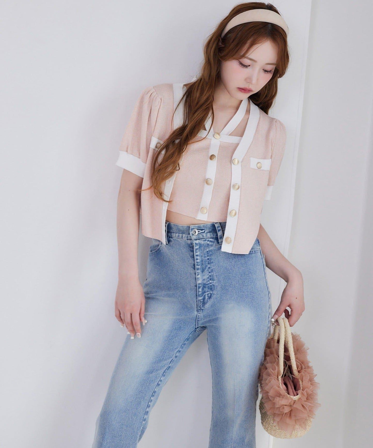 【限定】彈力牛仔褲