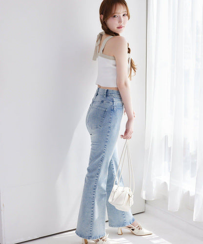 【限定】彈力牛仔褲