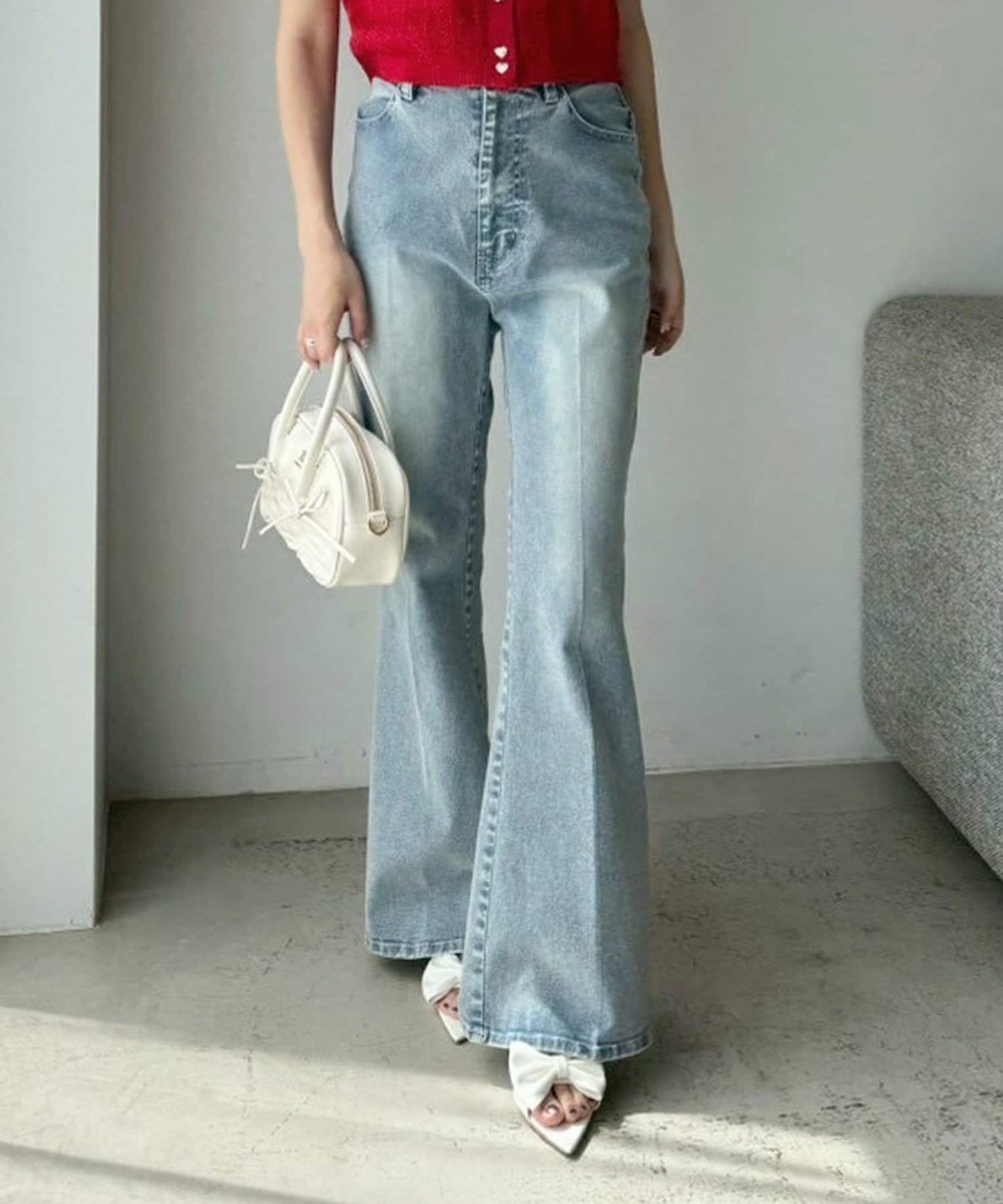 【限定】彈力牛仔褲