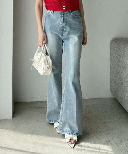 【限定】彈力牛仔褲