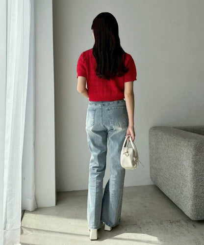 【限定】彈力牛仔褲