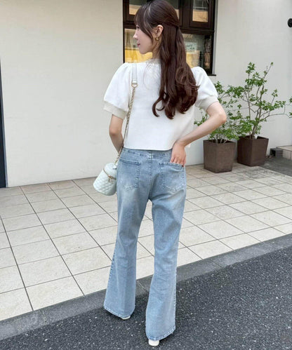 【限定】彈力牛仔褲