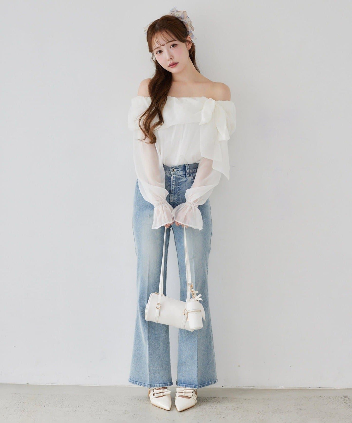 【限定】彈力牛仔褲