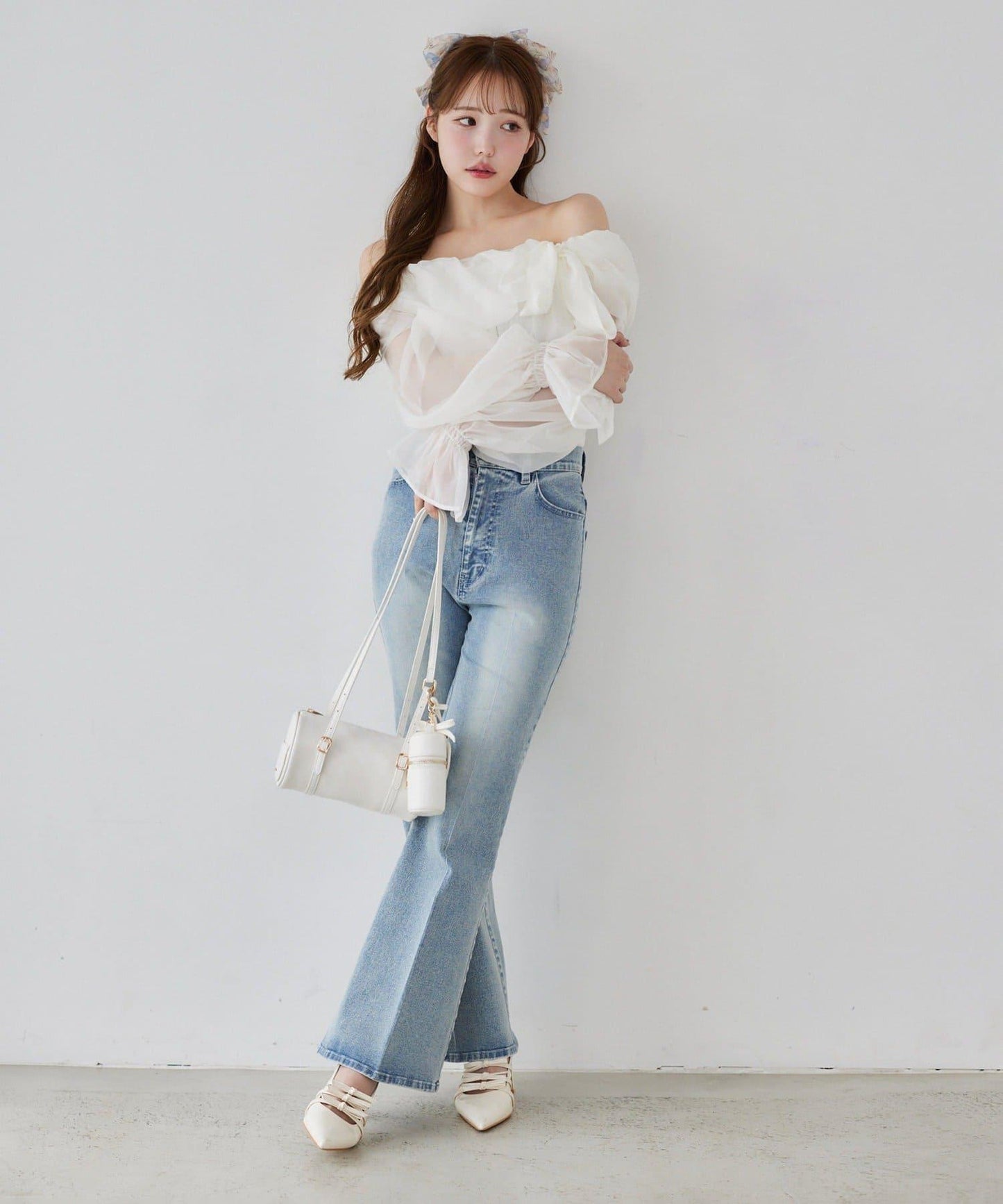 【限定】彈力牛仔褲