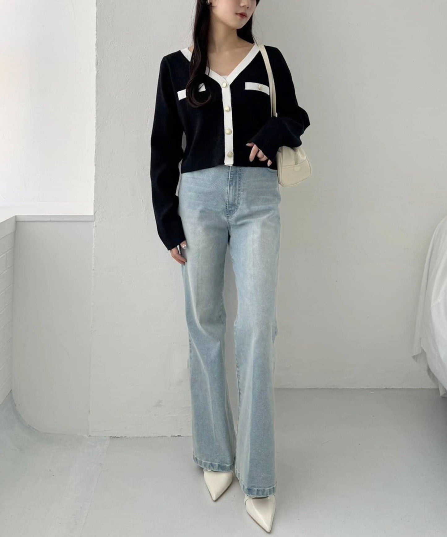 【限定】彈力牛仔褲