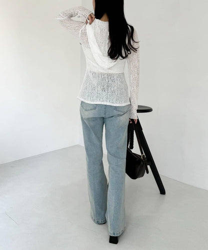 【限定】彈力牛仔褲