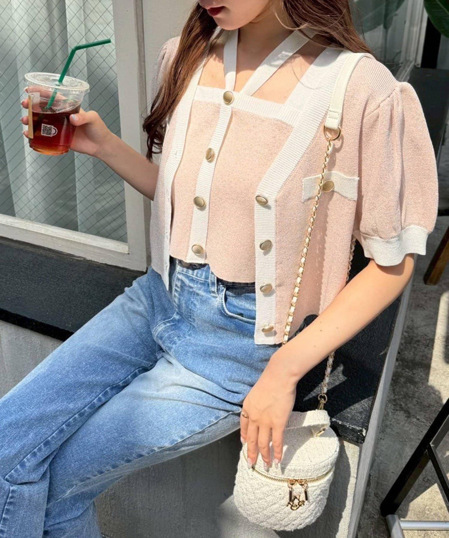 【限定】彈力牛仔褲