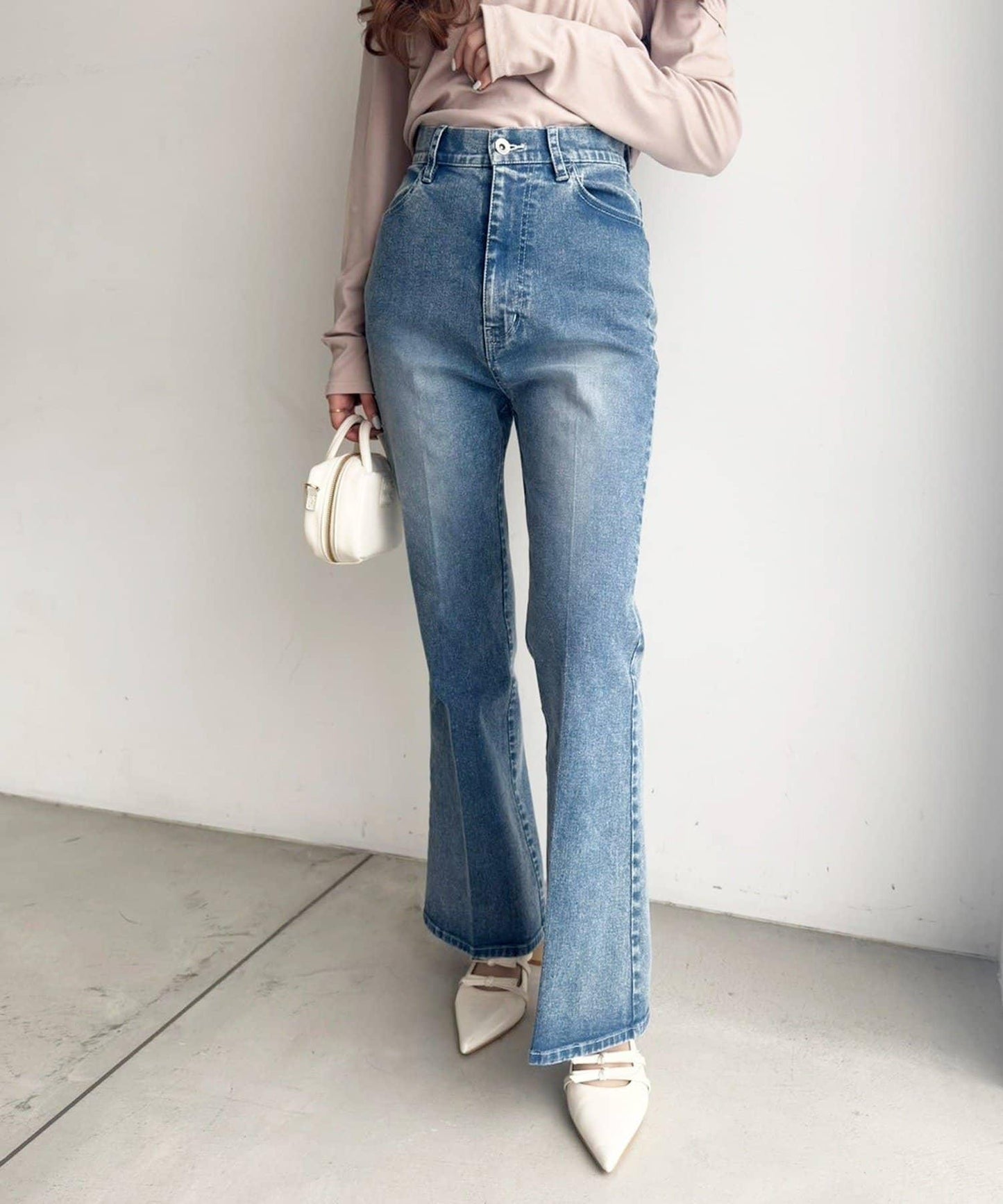 【限定】彈力牛仔褲