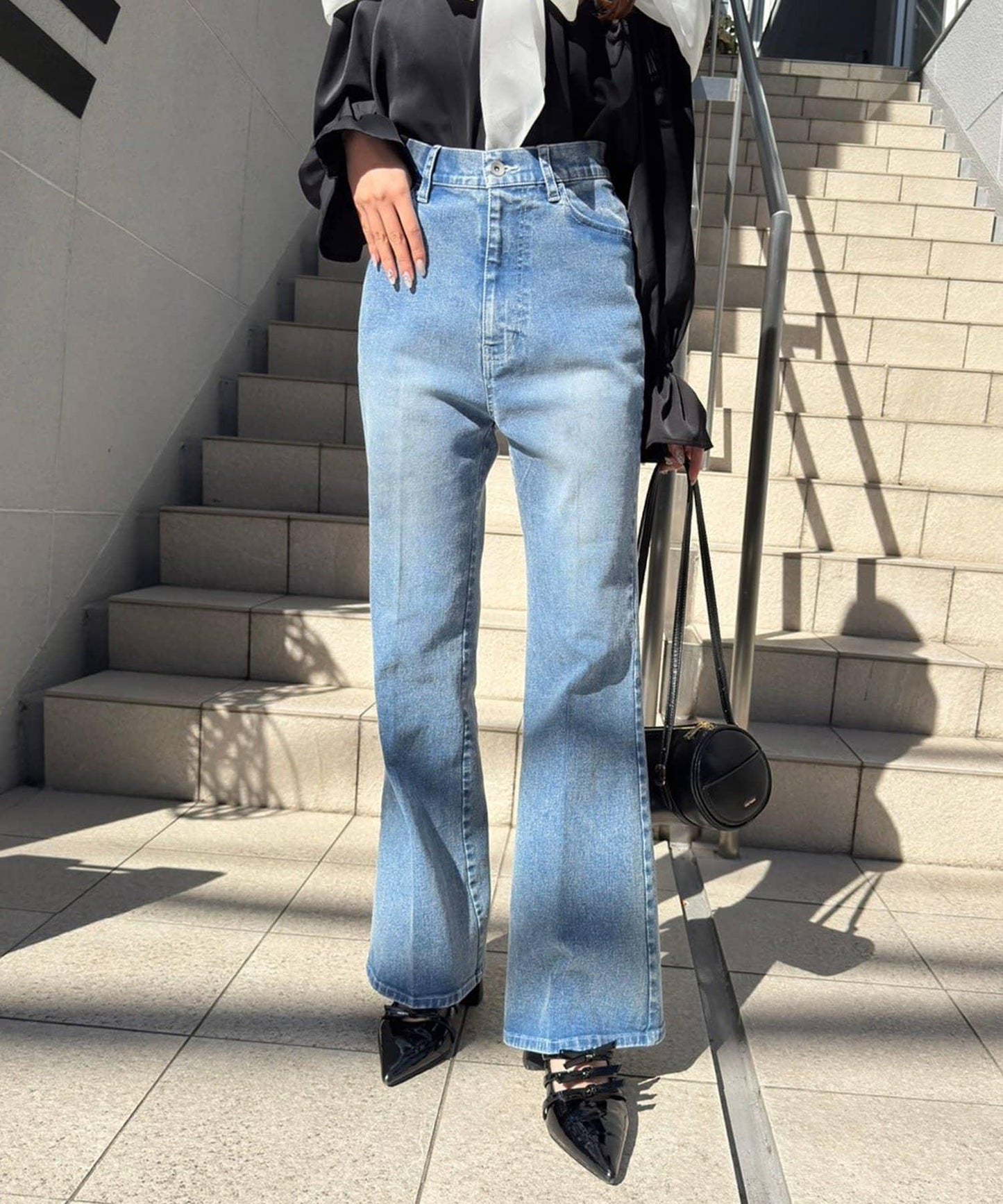 【限定】彈力牛仔褲