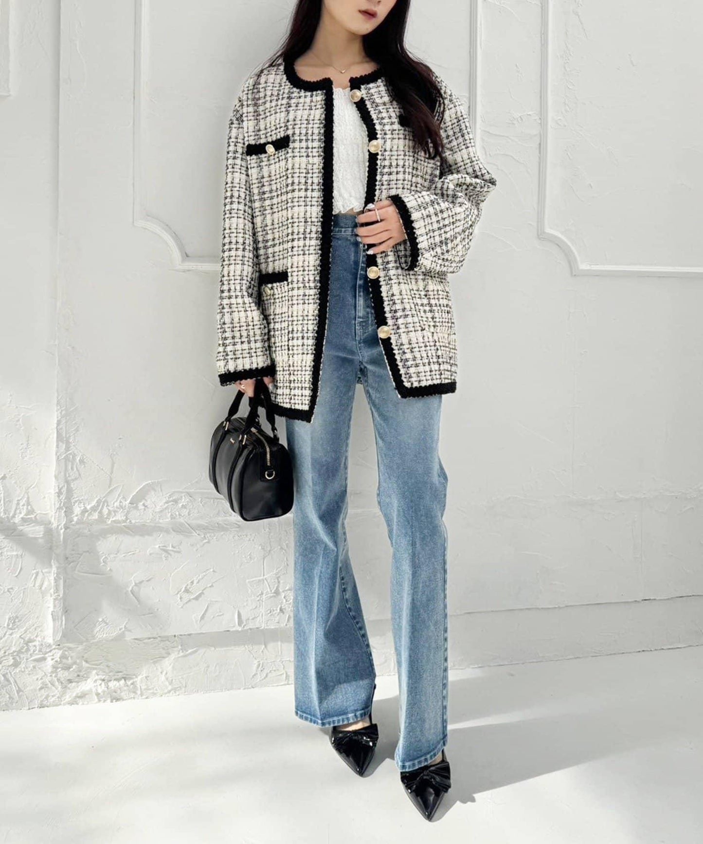 【限定】彈力牛仔褲