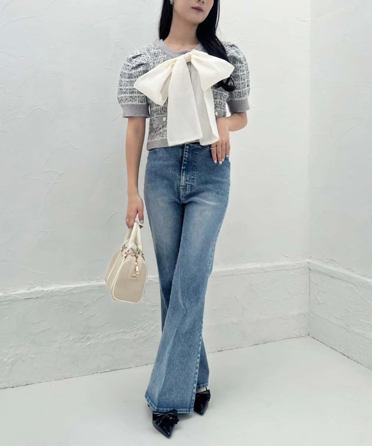 【限定】彈力牛仔褲