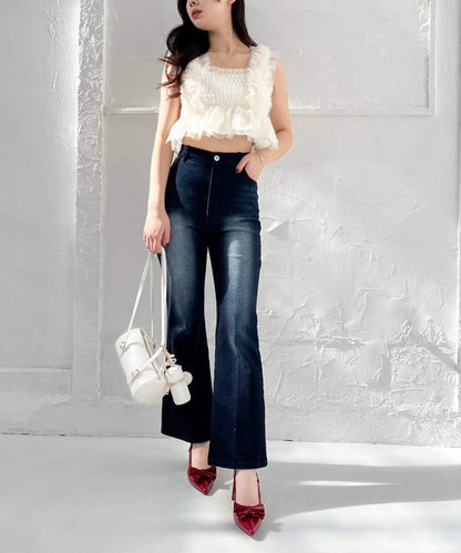 【限定】彈力牛仔褲