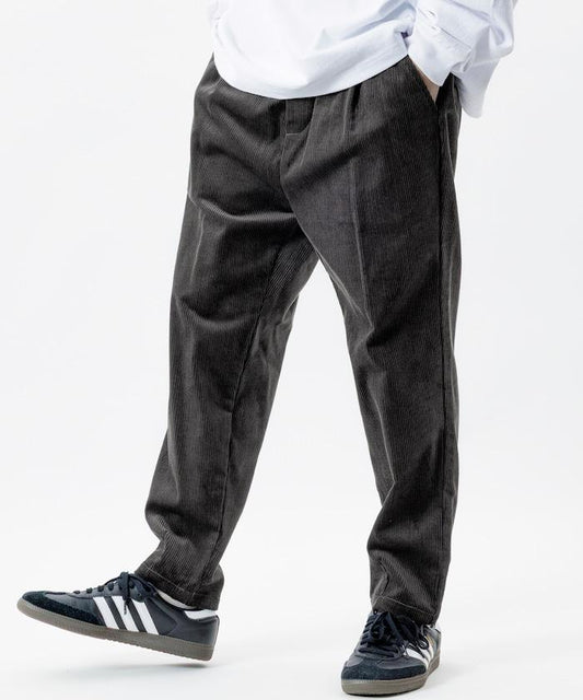 基礎款剪裁 燈芯絨 休閒褲