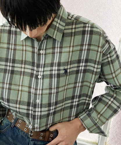 聯名格紋襯衫