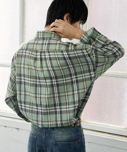 聯名格紋襯衫