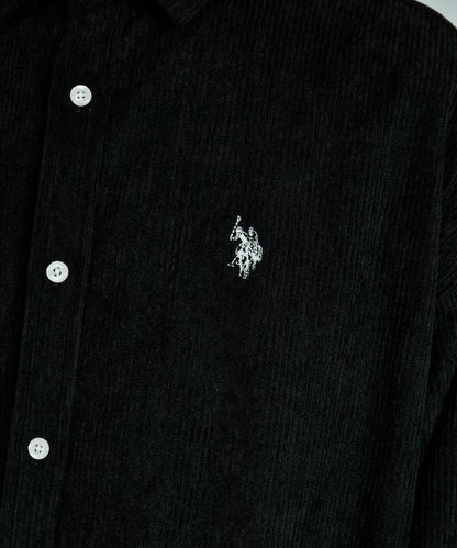 聯名一點刺繡燈芯絨襯衫