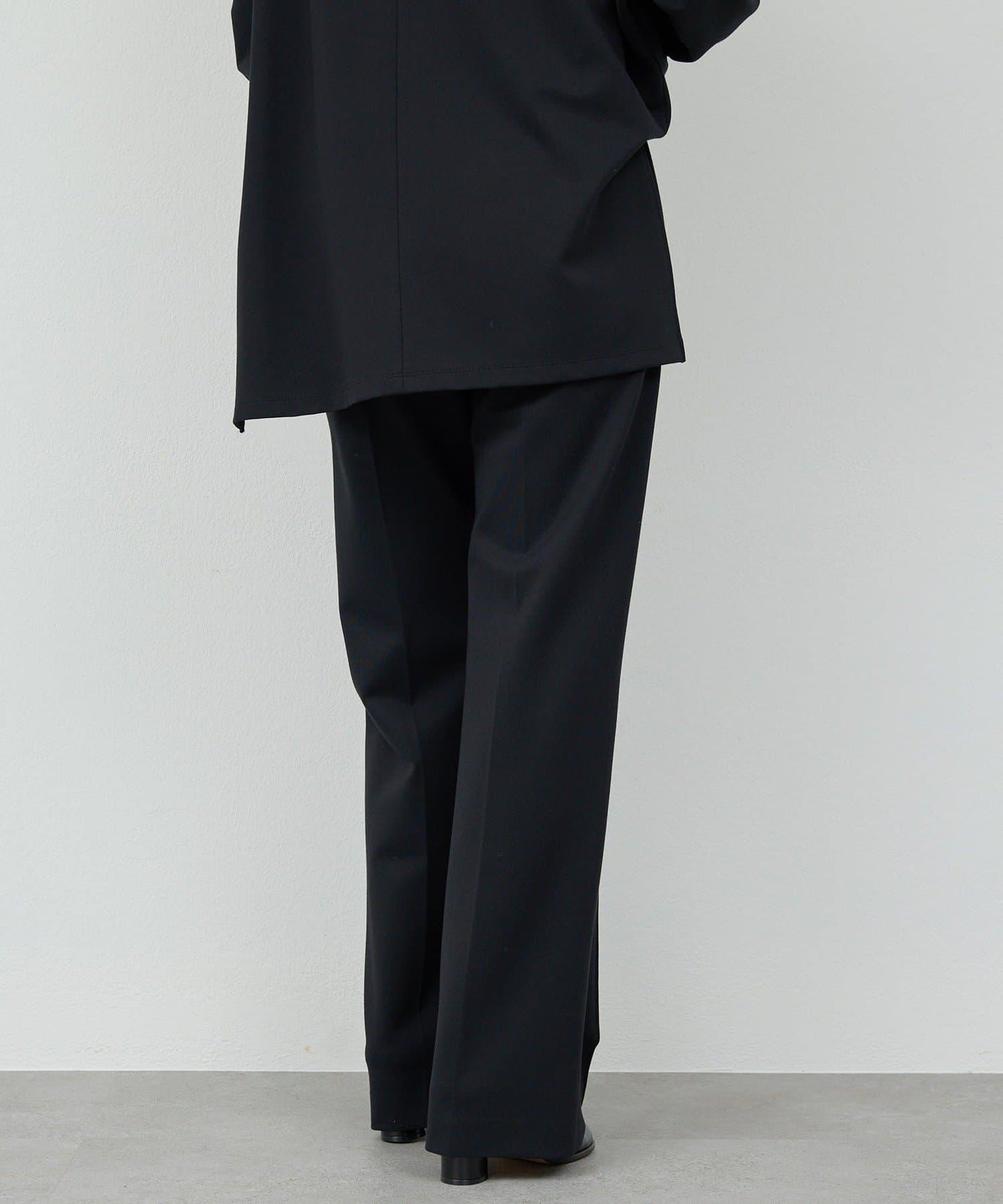 【套裝搭配】【名品襯衫同款面料！】【舒適×修腿】平紋西褲