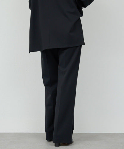 【套裝搭配】【名品襯衫同款面料！】【舒適×修腿】平紋西褲