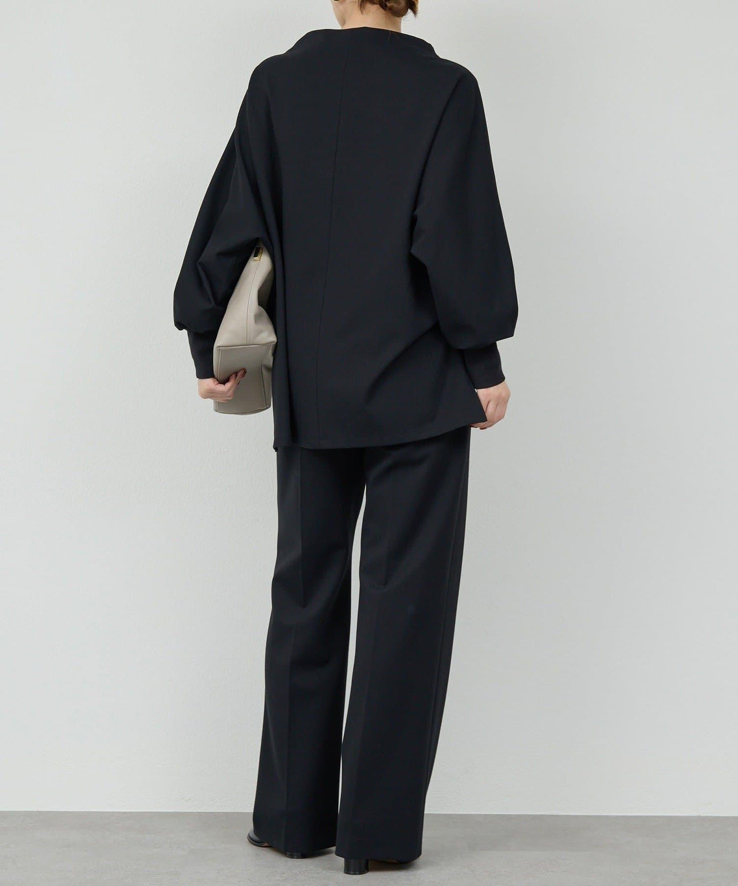 【套裝搭配】【名品襯衫同款面料！】【舒適×修腿】平紋西褲