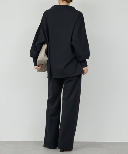 【套裝搭配】【名品襯衫同款面料！】【舒適×修腿】平紋西褲