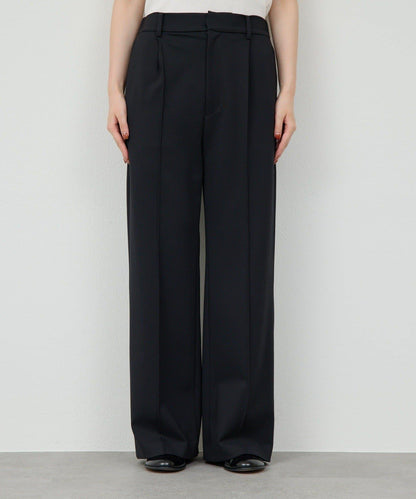 【套裝搭配】【名品襯衫同款面料！】【舒適×修腿】平紋西褲