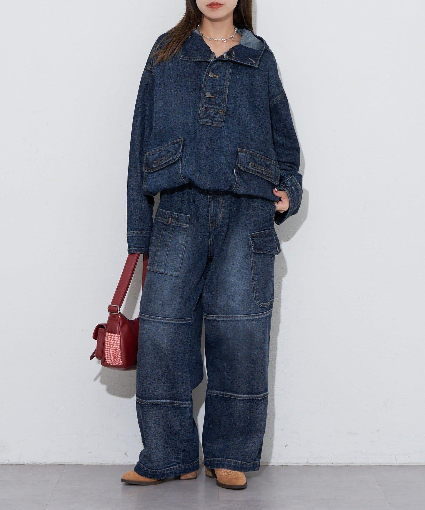 【Ciaopanic】【Anti Warp】工裝牛仔褲