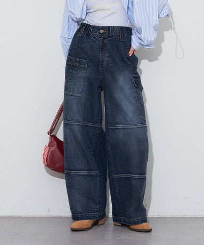 【Ciaopanic】【Anti Warp】工裝牛仔褲