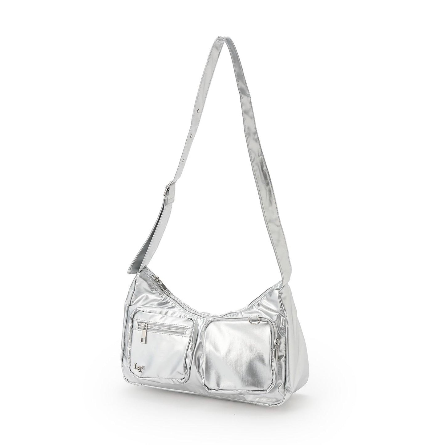 【LTXC】前置口袋扣帶單肩包