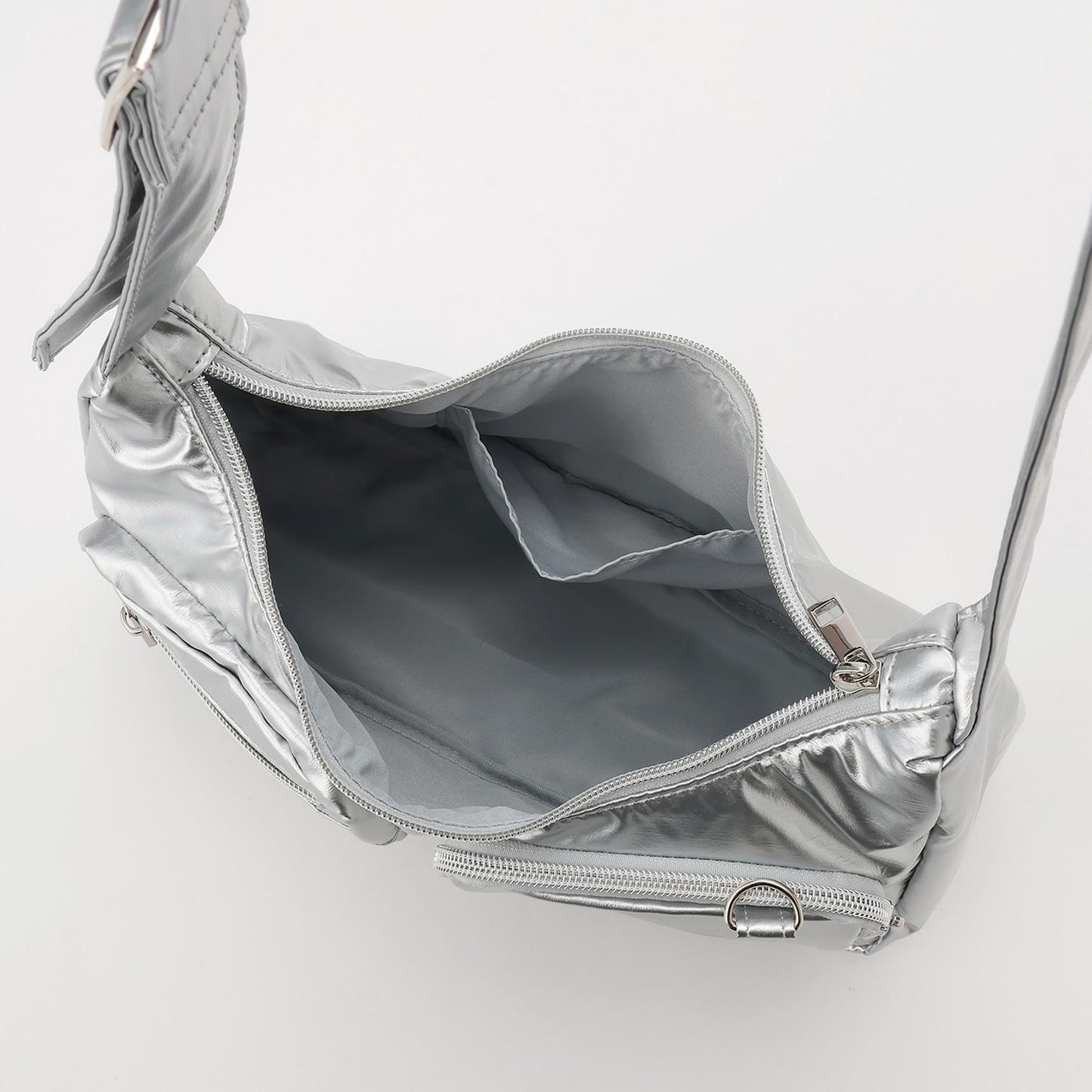 【LTXC】前置口袋扣帶單肩包