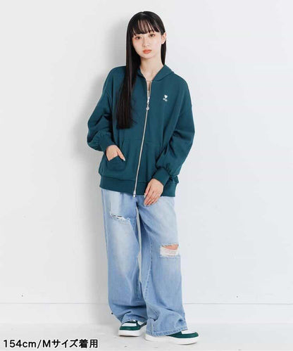 彩色磨邊褲