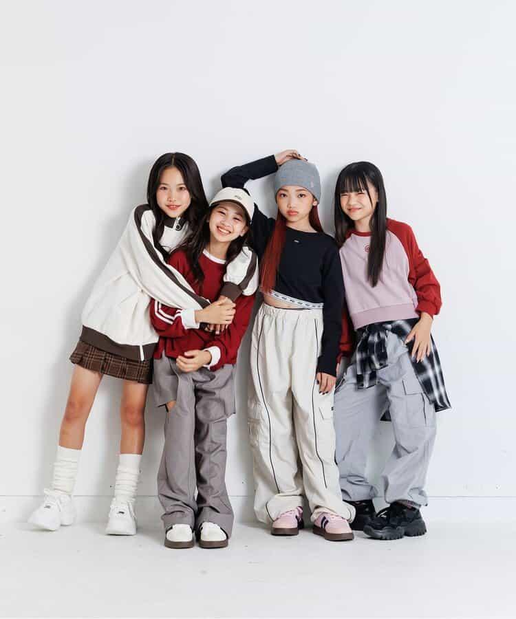 前字母印花工裝褲